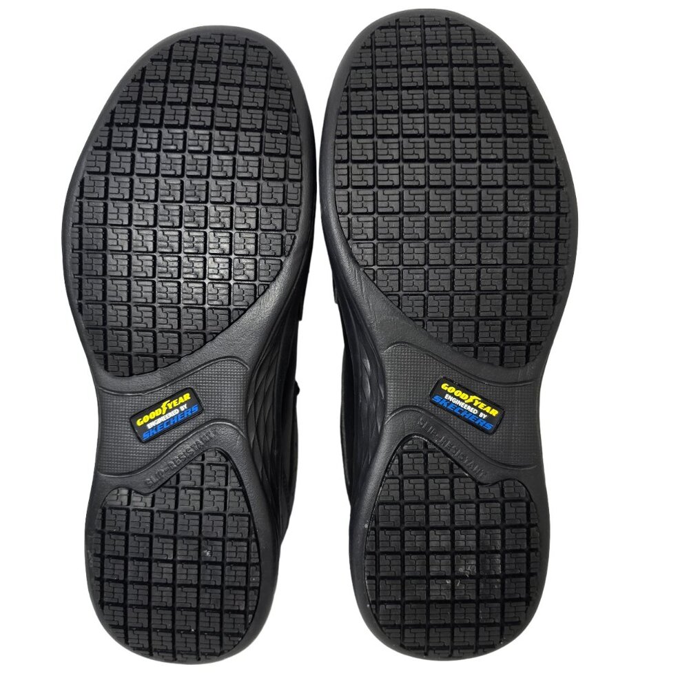 Skechers Womens Slip Resistant Casual Comfort Shoes Oula Black Lightweight - Picture 11 of 16